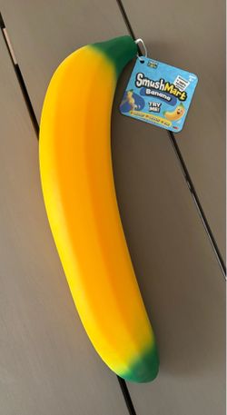 SmushMart Banana / Smush Mart Banana / Squishy SmushMart Banana / Banana Squishy NEW!