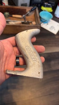 Vintage aluminum Stanley tote