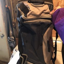 Big Duffel Bag/luggage Blue/gray 