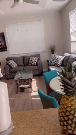 2 couch Color gris