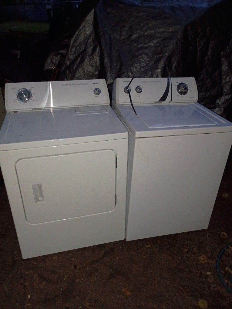 Admiral Washer And Dryer Delivery Available