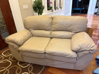 Leather sofa