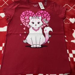 The children’s place cat shirt (10/12) large