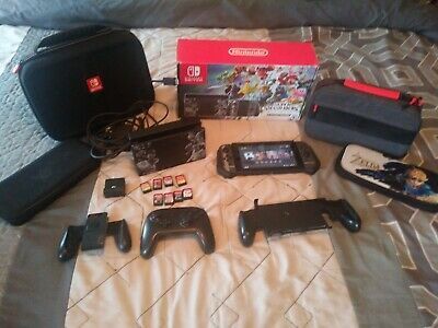 Nintendo Switch - Super Smash Bros. Ultimate Edition Console Bundle With Extras