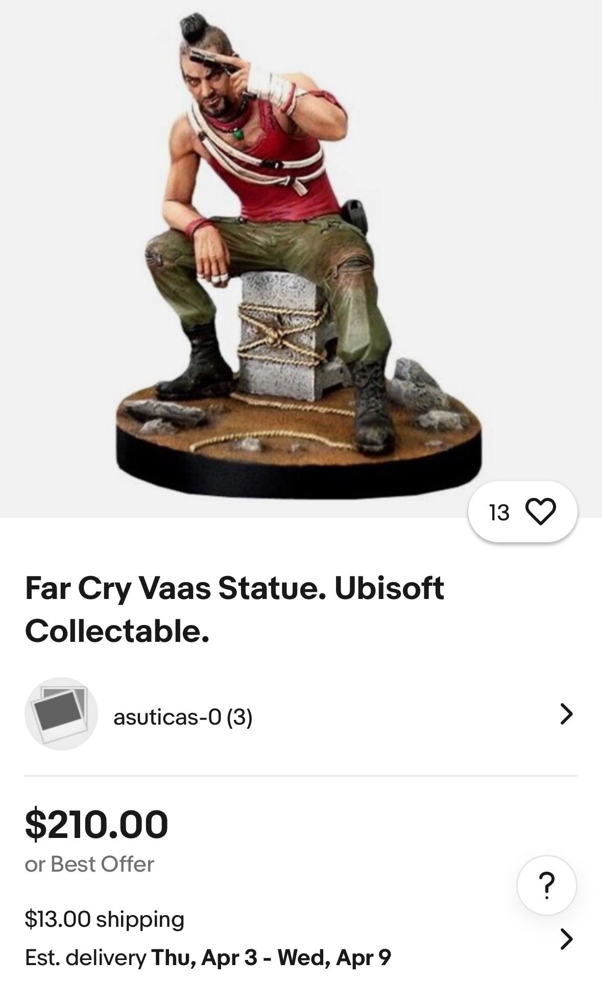 VERY RARE: Far Cry 3 Statue