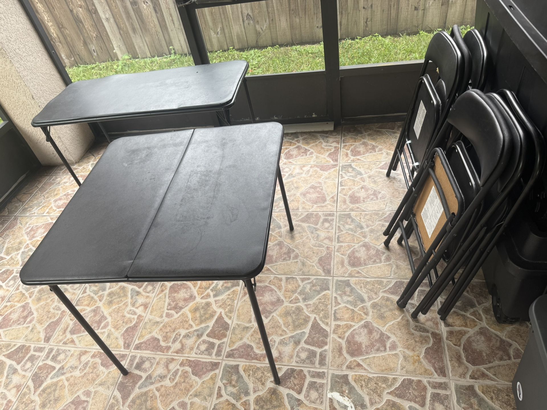 FREE Tables (2) And Chairs (6)