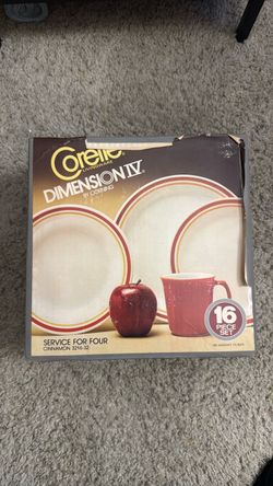 Corelle Dimension IV Cinnamon 16-Piece Dinnerware Set