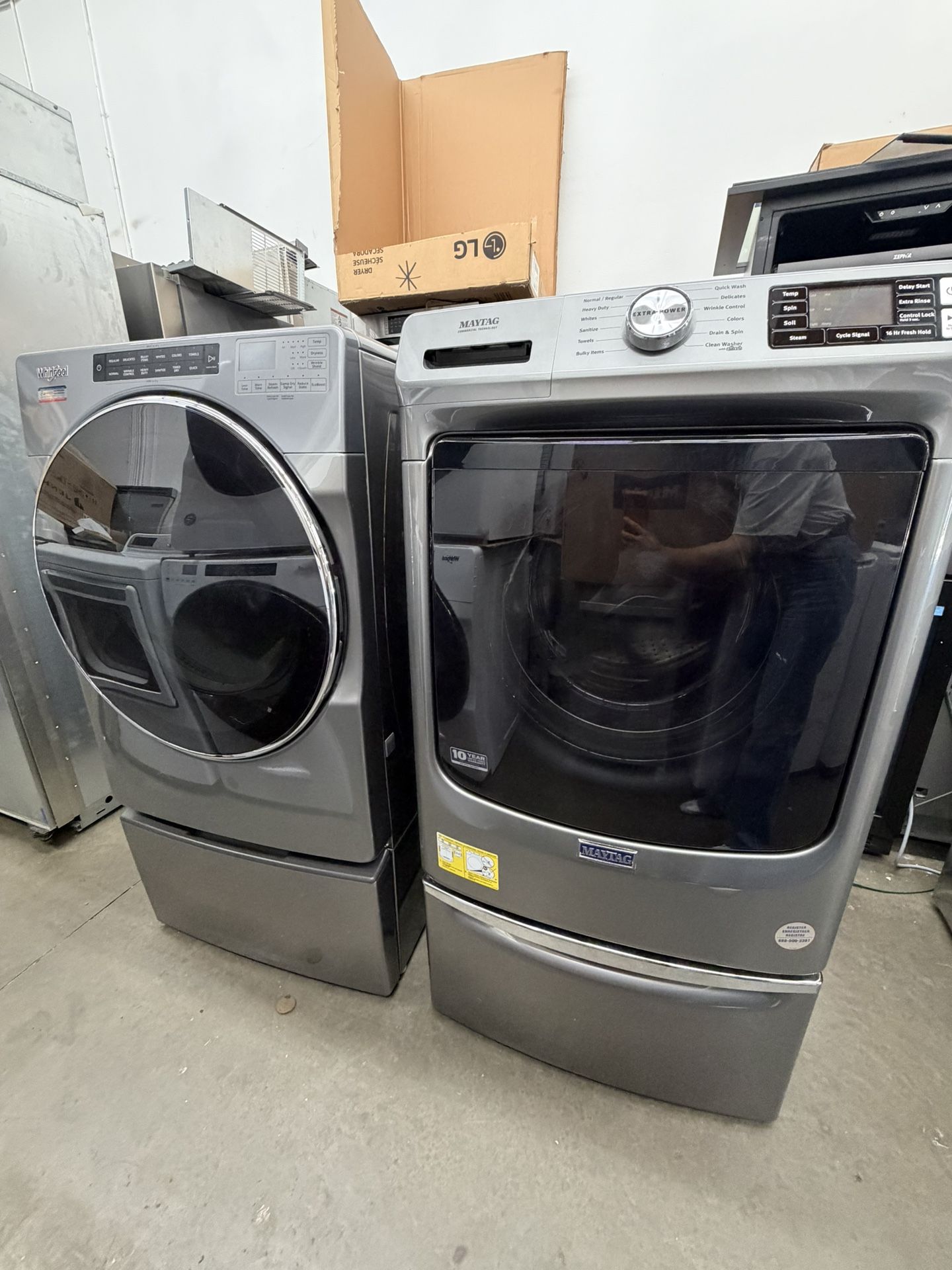 Washer & Gas Dryer Set – Excellent Condition
