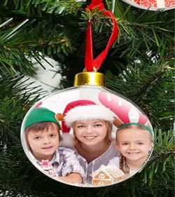 Custom Photo Christmas Ball Ornament