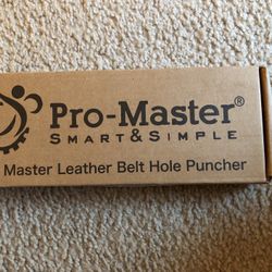 Pro-master Lester Belt Hole Puncher/new