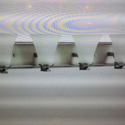 SEA GULL LIGHTING BATH BAR SATIN ETCHED GLASS SHADES…BRAND NEW..RETAILS AT 219 PLUS TAX 