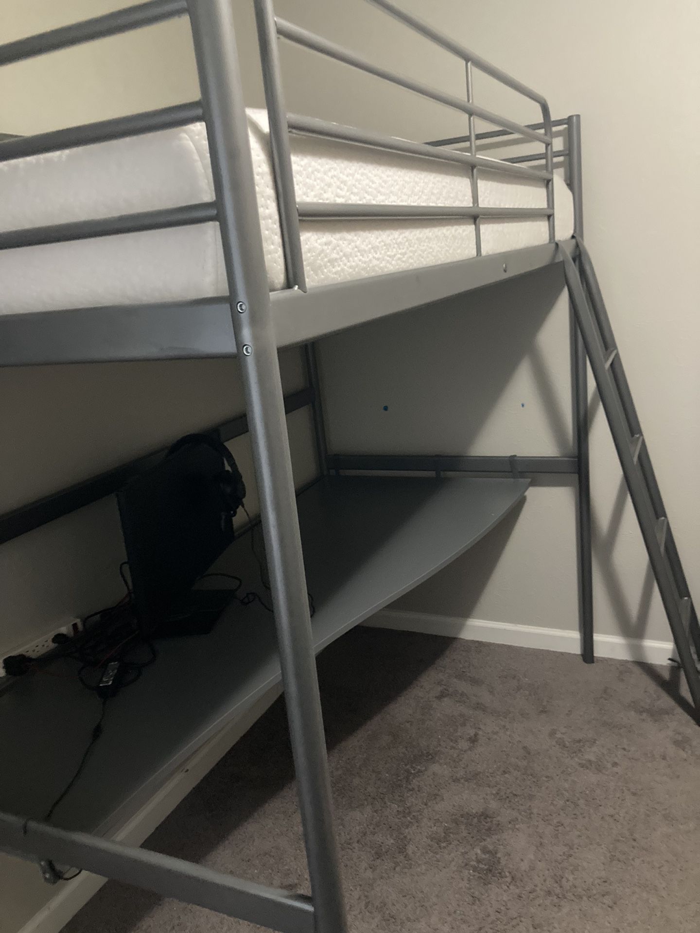 Twin Loft Bed And Desk Combo