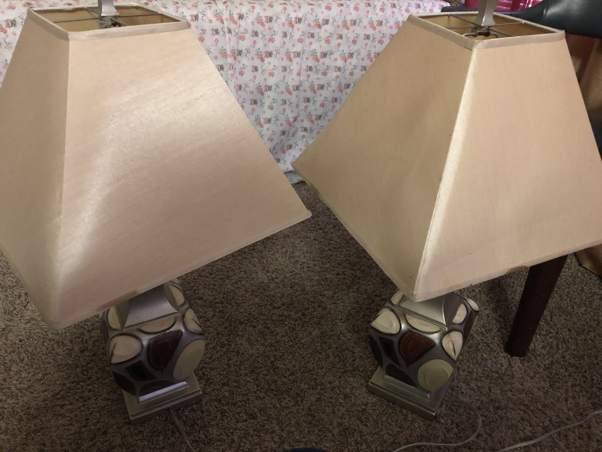 Beautiful end table lamps