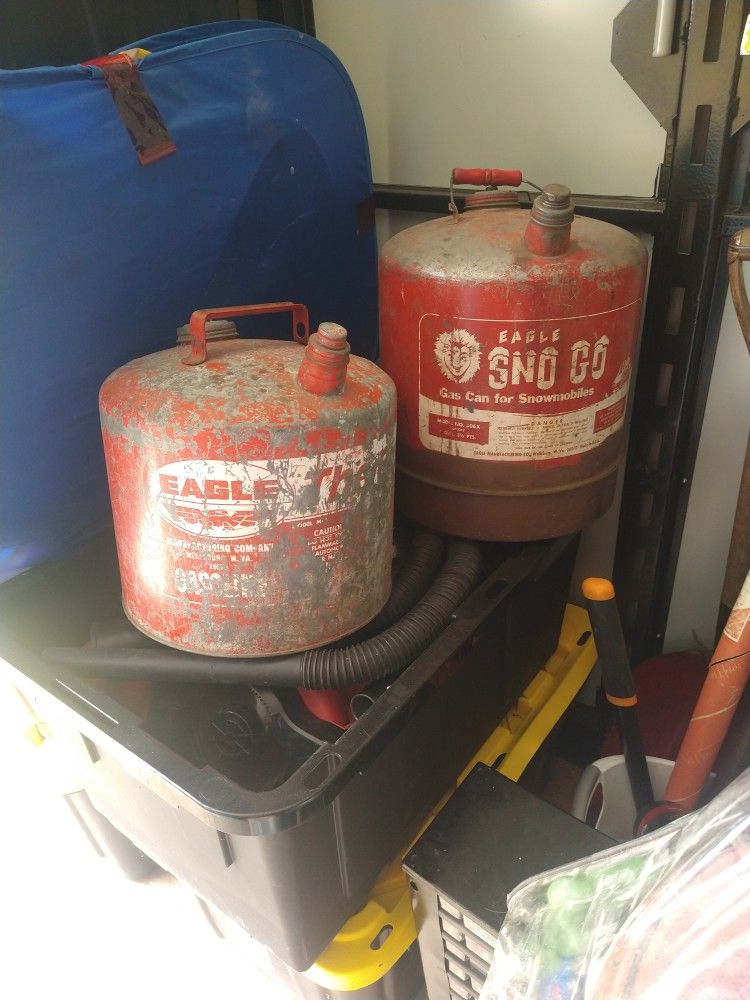 Antique Gas Cans
