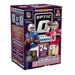 Panini 2023-24 Optic NFL Trading Card Blaster Box