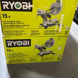 RYOBI 12" Sliding Miter Saw $180 Each