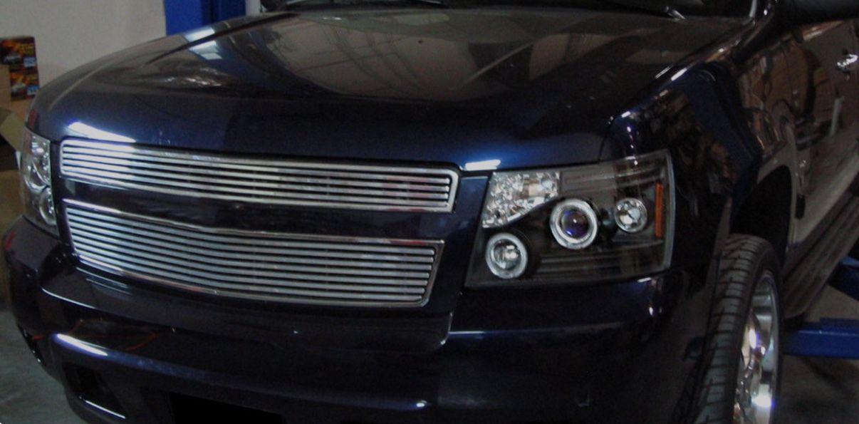 2007 2014 TAHOE AVALANCHE PROJECTOR HALO HEADLIGHTS.
