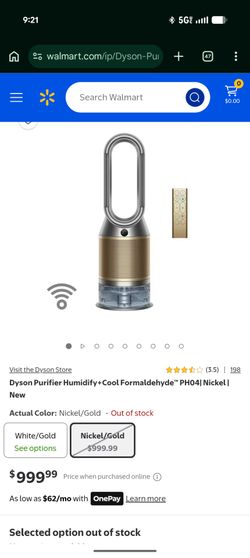 Dyson Bladeless Purifier Humidify+Cool Formaldehyde (model PH04) - Humidifier with Remote