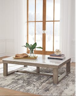 Loyaska Brown & Ivory Coffee Table