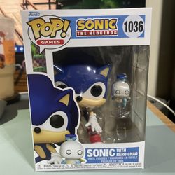 Funko Pop Games Sonic The Hedgehog #1036 Sonic With Hero Chao