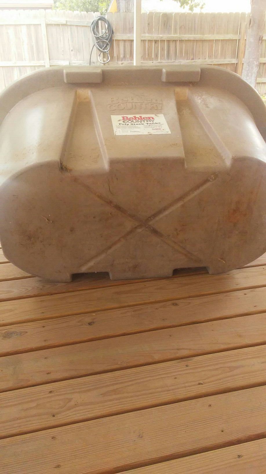 100 Gallon Behlen Poly Stock Tank for Sale in San Antonio, TX OfferUp