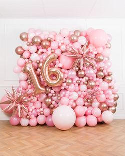 Birthday Balloon Wall Backdrop 