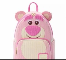 Disney Parks Pixar Loungefly Toy Story Lotso Bear Mini Backpack Scented