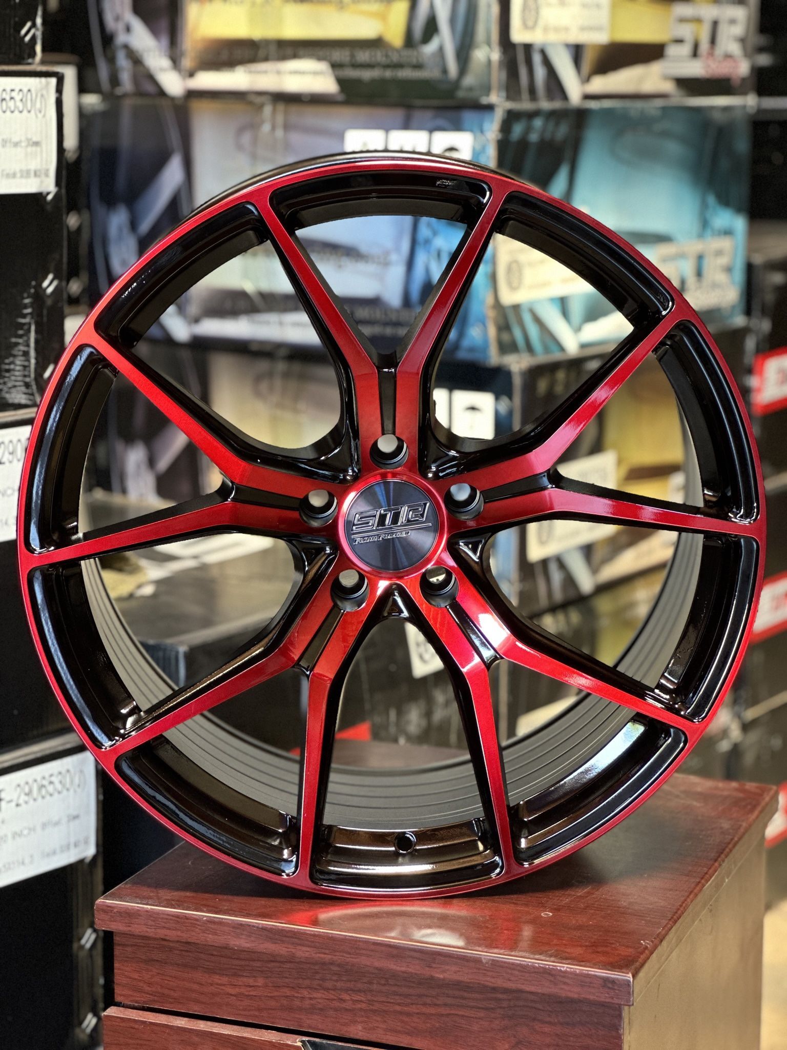 STR 907 Magic Red 20” Concave Wheels for Sale in Arcadia, CA - OfferUp