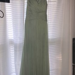 Worn Once Meadow Green Size 8 Bridesmaid Dress