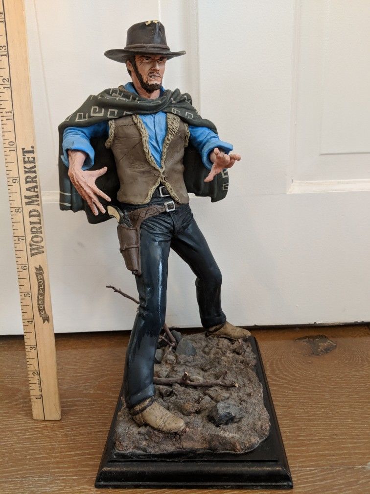 Clint Eastwood Rare Resin Statue