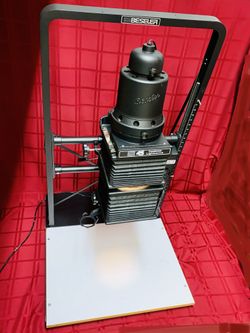 Vintage Beseler 45MXT Photo Enlarger Condenser Head Chassis Baseboard