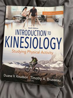 Introduction to kinesiology book