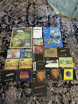Nintendo NES, Nintendo 64, Gameboy, Gameboy Advance Manuals/Posters/Inserts