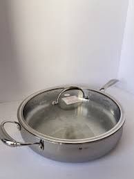 Princess House Tri Ply Stainless Steel 13â Skillet 6984