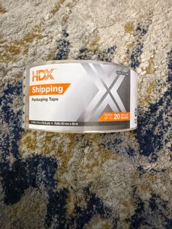 HDX Carton Sealing Packaging Tape Clear 48mm x 50m Heavy Duty Packing Adhesive 8 rollos