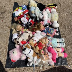 Stuffed animals and dolls