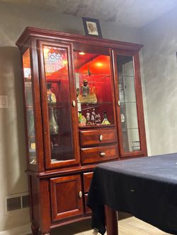 Dining room set with six chairs
