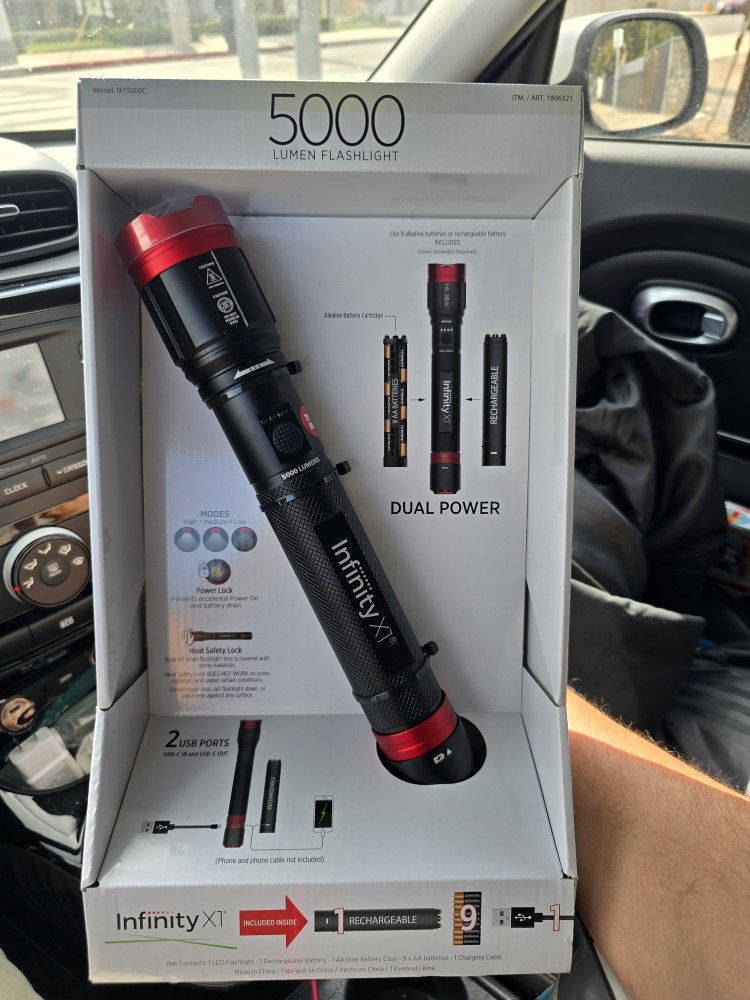 Infinity Flashlight 5000 Lumens