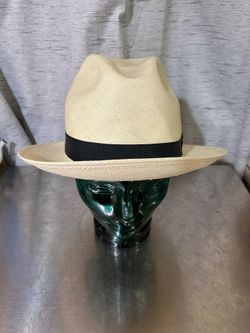 BAILEY 1922 STRAW FEDORA Hat Medium New No Tags