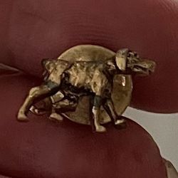 Vintage Tie Pin, Dog