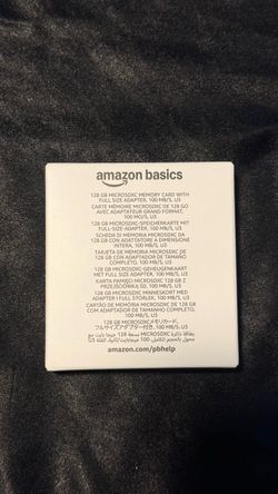 Amazon basic 128 GB MICRO SD