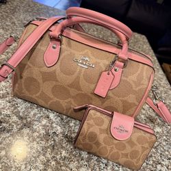 Bolsa Y Cartera Coach Originales 