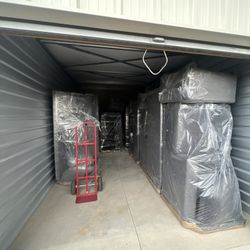 Brand New Couch In Stock Light Medium Dark Grey With Ottoman Free Delivery 