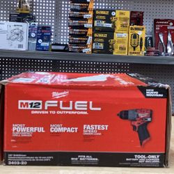 Milwaukee M12 FUEL 12V Lithium-Ion Brushless Cordless 1/2 in. Drill Driver (Tool-Only)