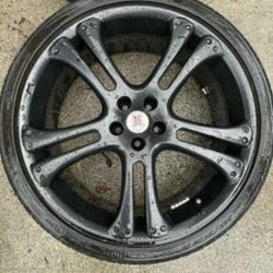 5- 19inch Tires/Millie Miglia Rims