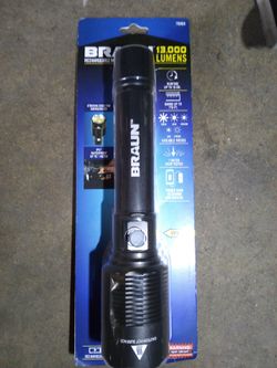Braun Flashlight 13,000 lumens