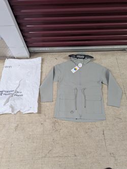 Viori Women's Rain jacket Grey/Talc Sz Small Brand New 