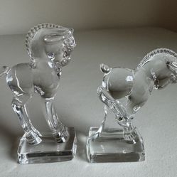 Vintage Heisey Glass Colts