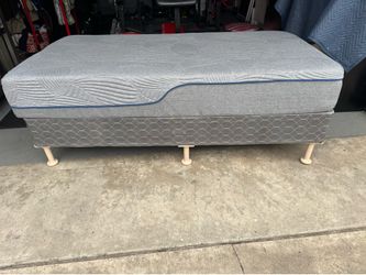 Twin Mattress Set – Mattress, Box Spring & Legs