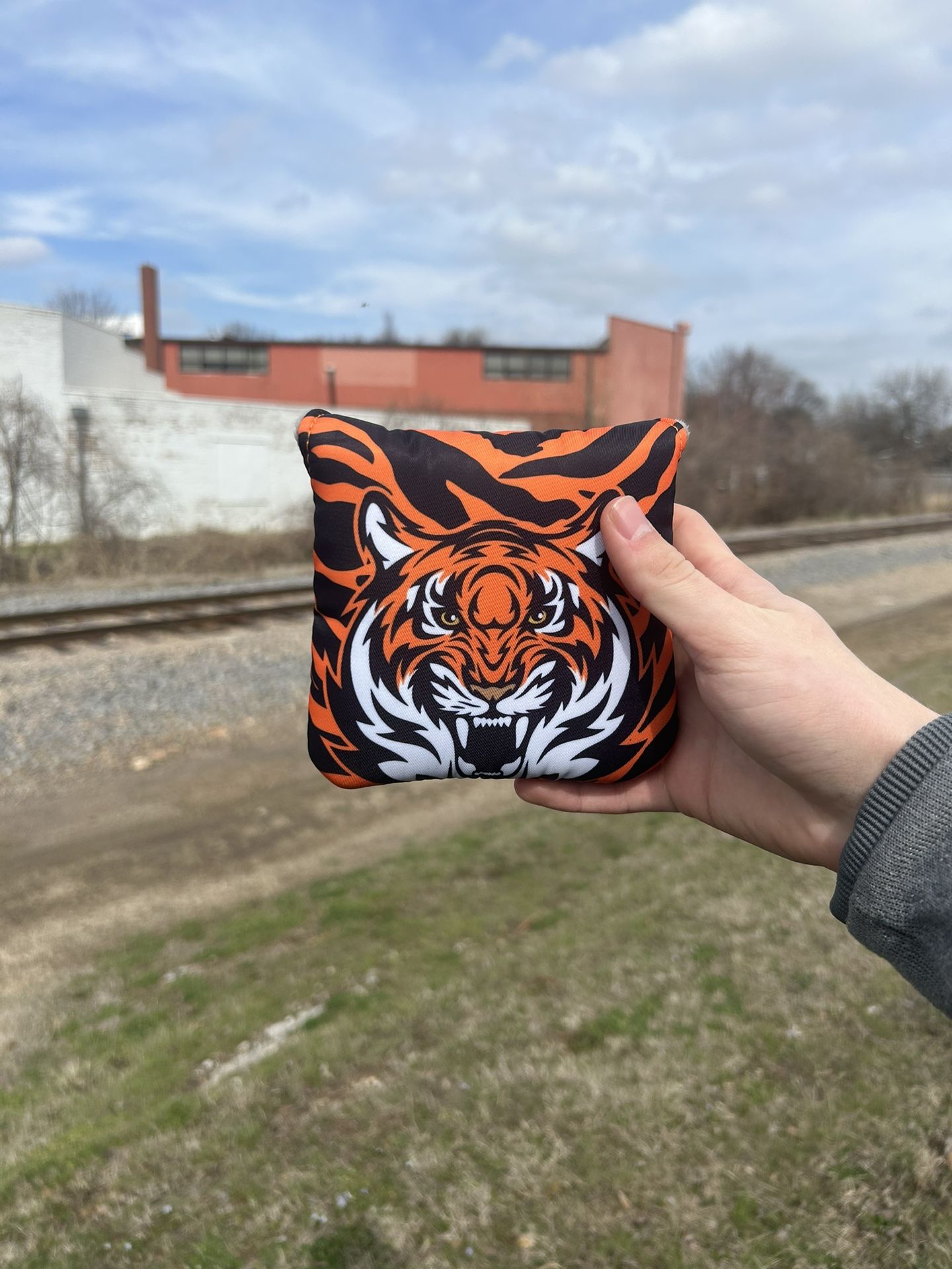 Tiger mallet putter headcover